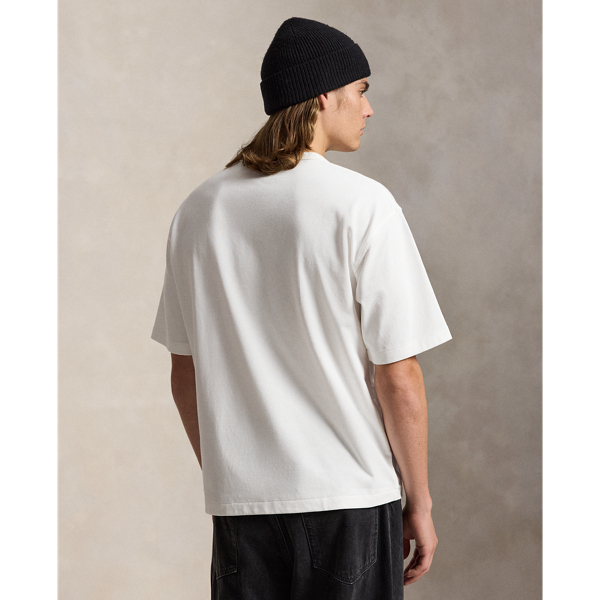 White Relaxed Fit Polo Bear Jersey T-Shirt Polo Ralph Lauren 5