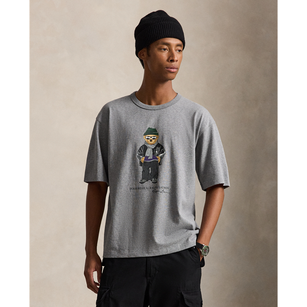 T-shirt Polo Bear Relaxed Fit en jersey