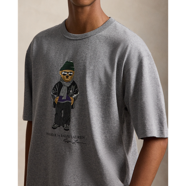 T-shirt Polo Bear Relaxed Fit en jersey