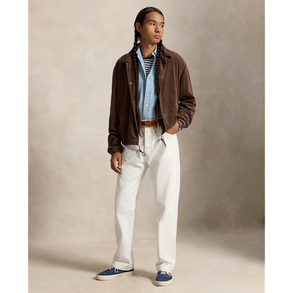 Relaxed Fit Corduroy Coach&rsquo;s Jacket