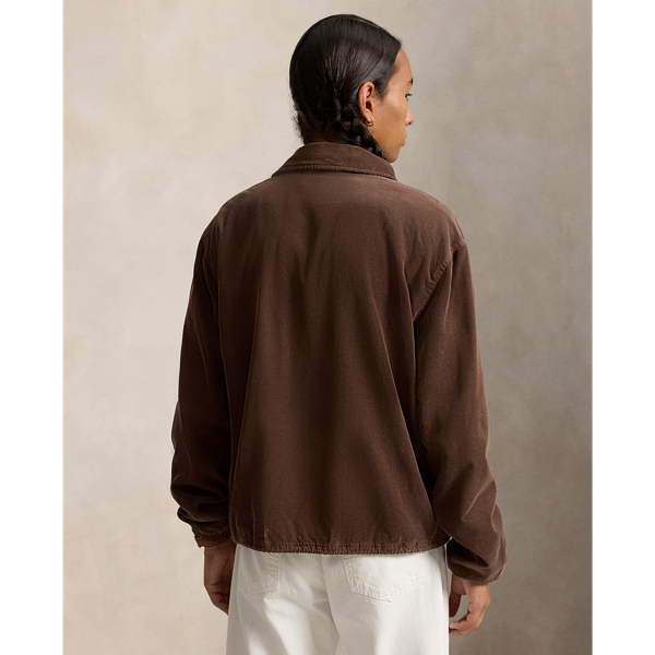 Relaxed Fit Corduroy Coach&rsquo;s Jacket