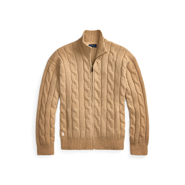Relaxed Fit Cable Wool-Alpaca Jumper