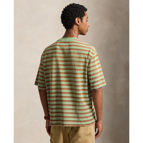 Relaxed Fit Striped Jersey T-Shirt