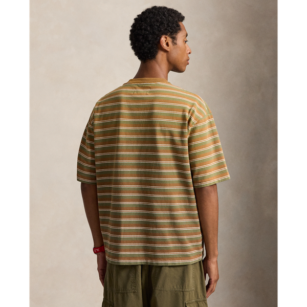 Relaxed Fit Striped Jersey T-Shirt