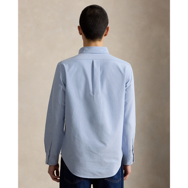 Polo Ralph Lauren クラシック ショート フィット オックスフォード シャツ ブルー 5