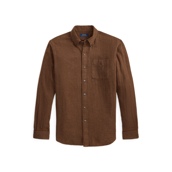 Chemise Custom Fit double face Polo Ralph Lauren en Marron chin&eacute; multi 2