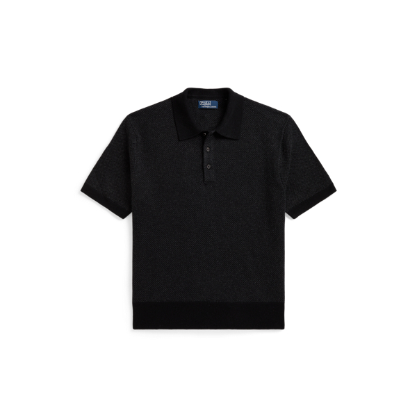Relaxed Fit Wool Polo-Collar Sweater