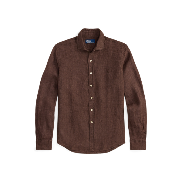 Camisa de lino flameado Custom Fit