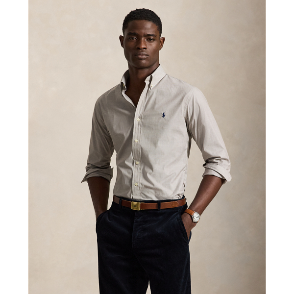 Custom Fit Stretch End-on-End Shirt
