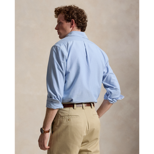 Custom fit Oxford overhemd met Polo Bear