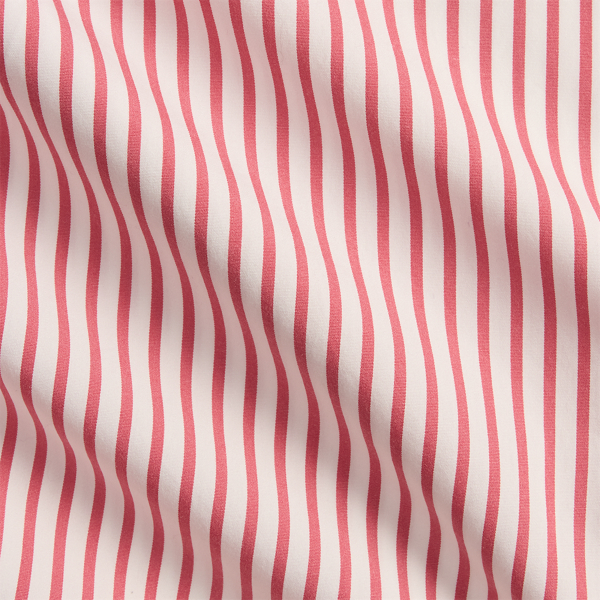 Custom fit gestreept poplin overhemd
