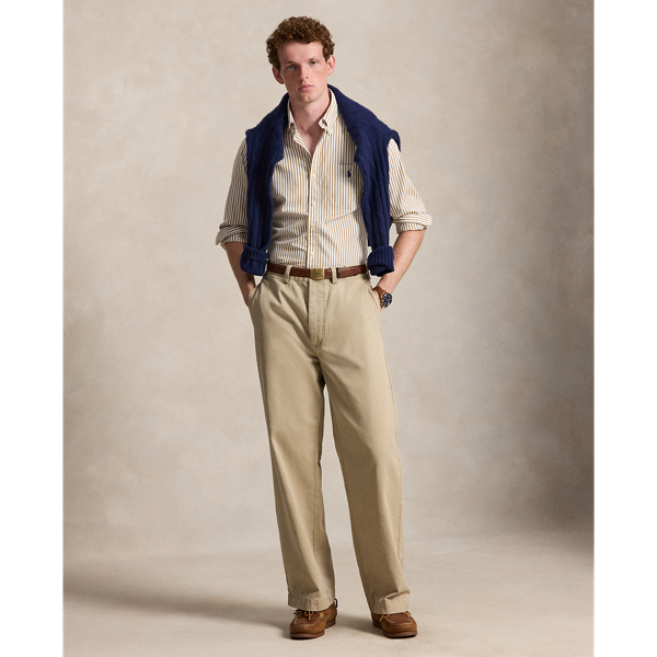 Custom Fit Striped Poplin Shirt