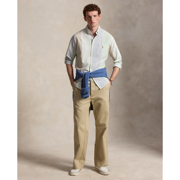 Custom Fit Striped Oxford Shirt