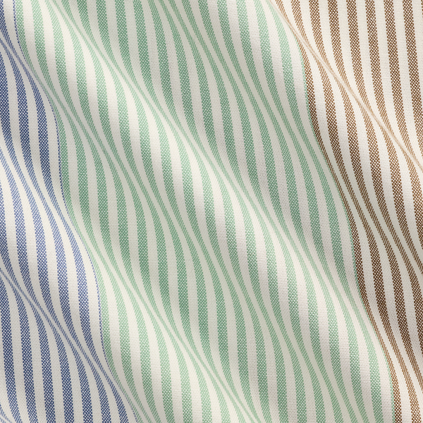 Custom Fit Striped Oxford Shirt
