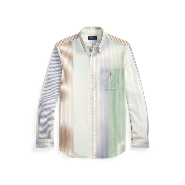 Custom Fit Striped Oxford Shirt