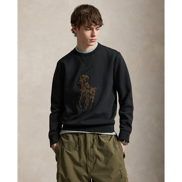 Camo Big Pony Double-Knit Sweatshirt
