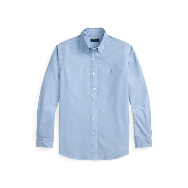 Custom Fit Garment-Dyed Oxford Shirt