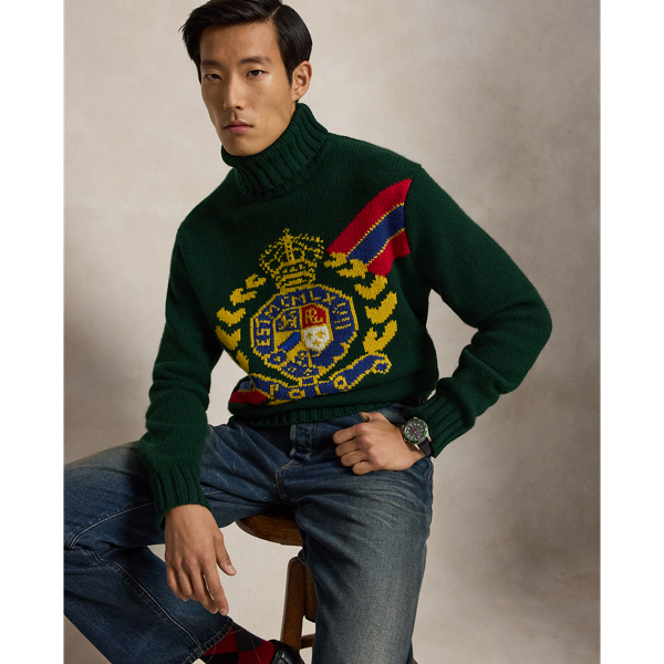 Polo Crest Wool-Cotton Jumper