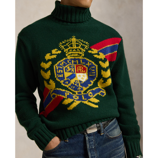 Polo Crest Wool-Cotton Jumper