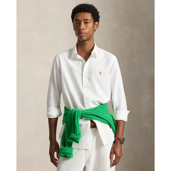 White Classic Fit Oxford Shirt Polo Ralph Lauren 1
