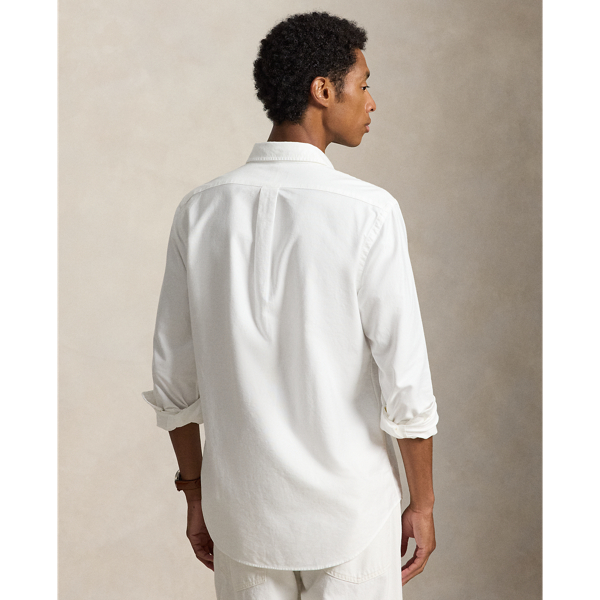White Classic Fit Oxford Shirt Polo Ralph Lauren 5