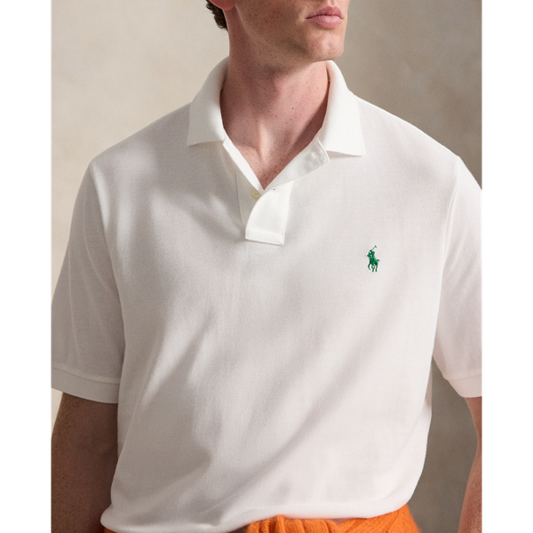 Polo en coton piqu&eacute; coupe classique 