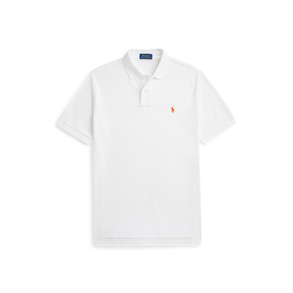 White/c2232 Classic Fit Mesh Polo Shirt Polo Ralph Lauren 1
