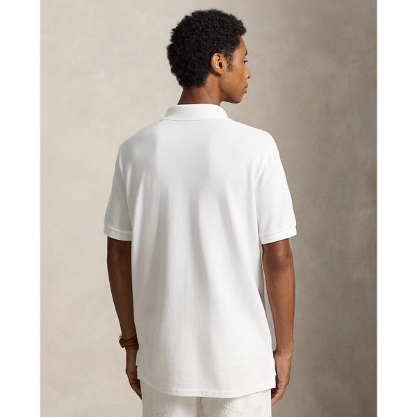 Polo Ralph Lauren クラシック フィット メッシュ ポロシャツ ホワイト 5