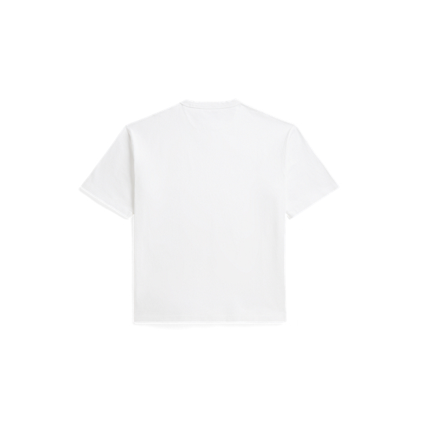 White/c7382 Relaxed Fit Jersey T-Shirt Polo Ralph Lauren 2