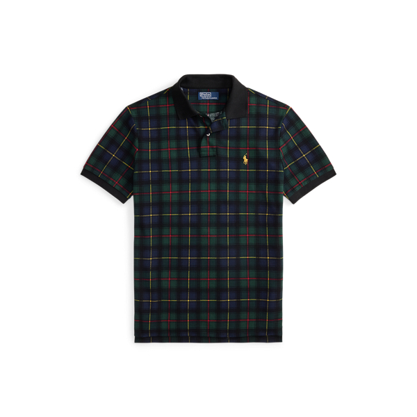 PoLo ラルフローレン Classic Fit Triple-Pony Mesh Polo Shirt