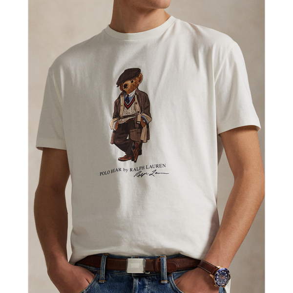 ■POLO RALPH LAUREN■ Custom Slim Fit Polo Bear Jersey T-Shi Custom Slim Fit Polo Bear Jersey T-Shirt | Ralph Lauren