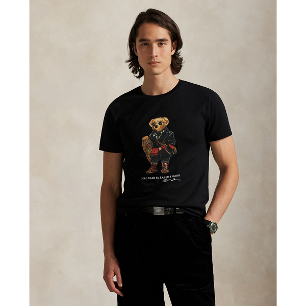 Custom-Slim-Fit T-Shirt mit Polo Bear