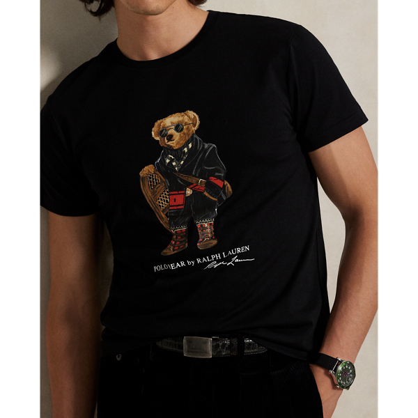 Custom Slim Fit Polo Bear Jersey T-Shirt