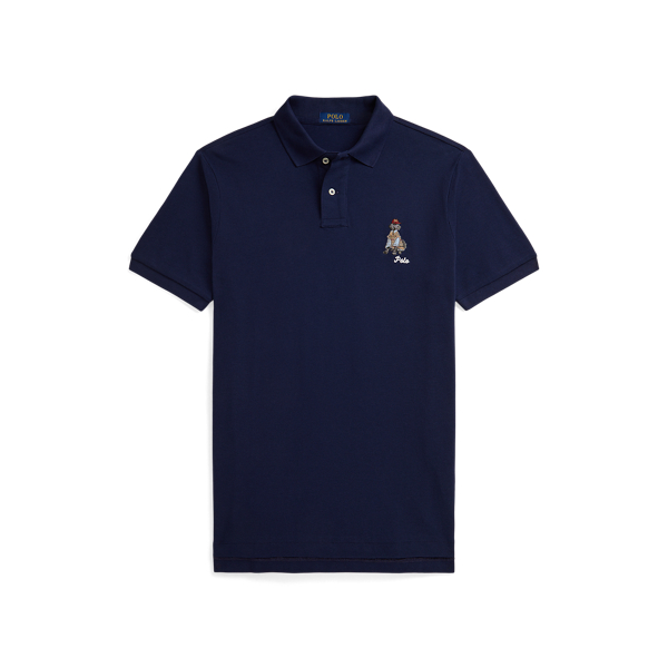 Custom-Slim-Fit Poloshirt mit Stickerei