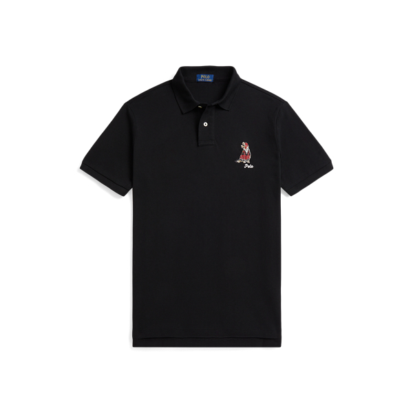 Custom Slim Fit Dog-Embroidered Polo