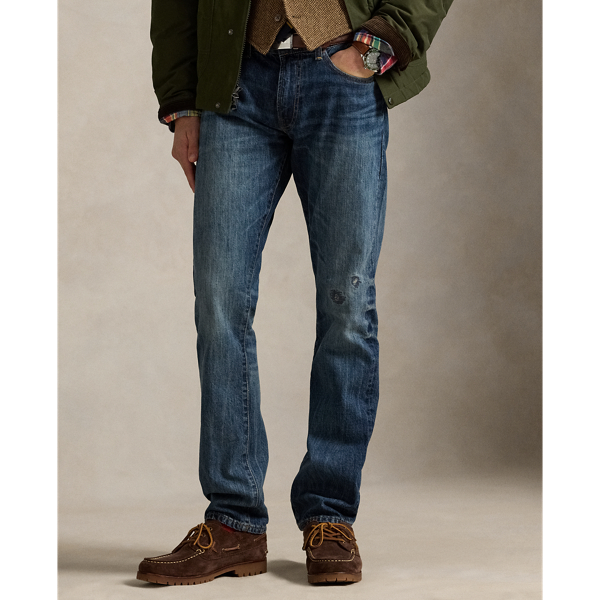 matsuken1955✨ポロラルフローレン　VARICK SLIM Varick Slim Straight Distressed Jean