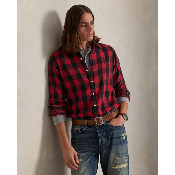 Chemise écossaise Custom Fit double face