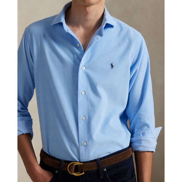 Baby Blue Custom Fit Corduroy Shirt Polo Ralph Lauren 5