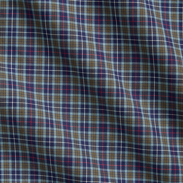 Custom Fit Plaid Twill Shirt