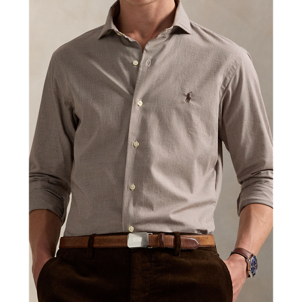 Custom Fit Houndstooth Twill Shirt