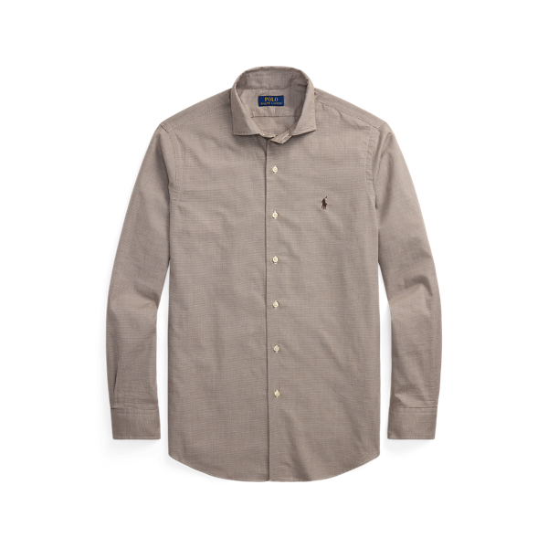 Custom Fit Houndstooth Twill Shirt