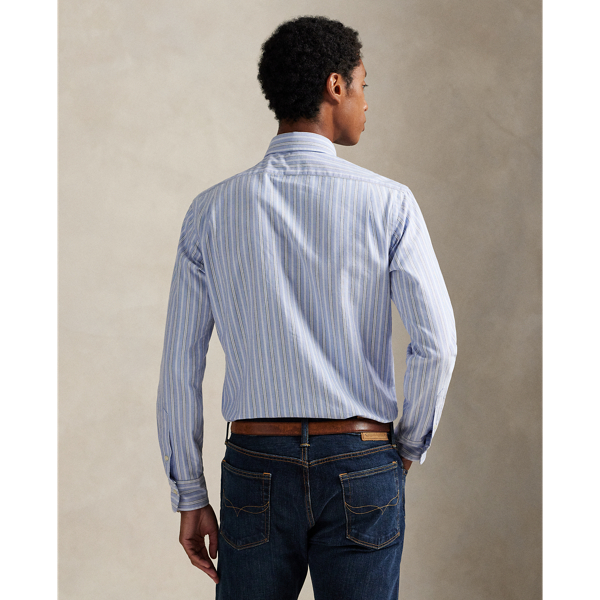 Custom Fit Striped Oxford Shirt