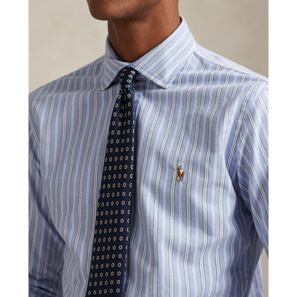 Custom Fit Striped Oxford Shirt