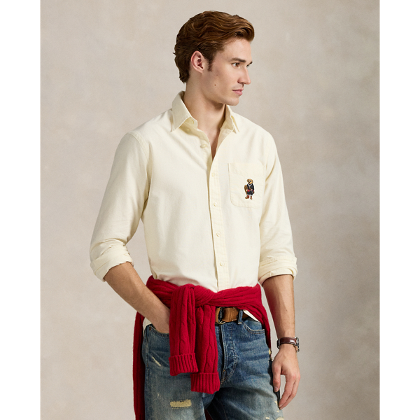 Chemise Oxford Polo Bear Custom Fit