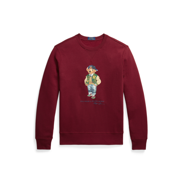 Fleece-Sweatshirt mit Polo Bear