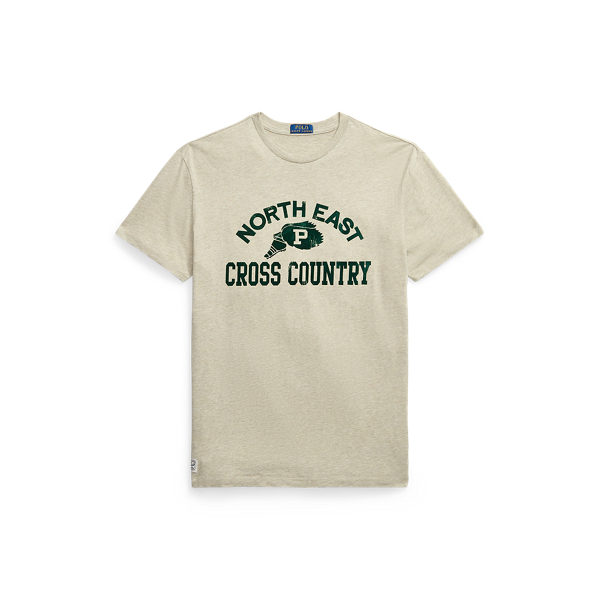 Classic Fit Slub Jersey Graphic T-Shirt