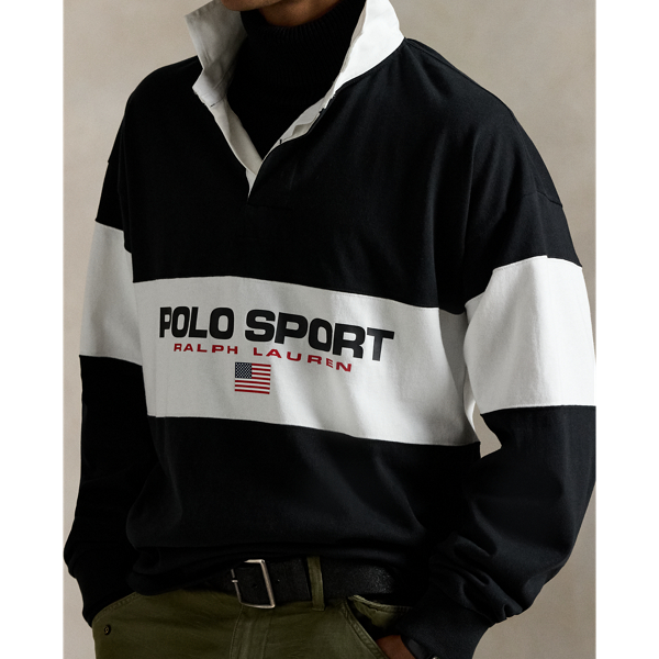 Polo Ralph Lauren ラグビーシャツ　Lo life Mサイズ Polo Ralph Lauren ラグビーシャツ Lo life Mサイズ