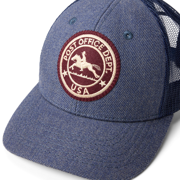 Mail Blue Polo Ralph Lauren USPS Carrier Mesh Cap Polo Ralph Lauren 3