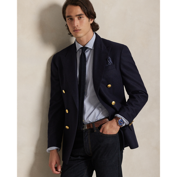 Custom Fit Checked Poplin Shirt