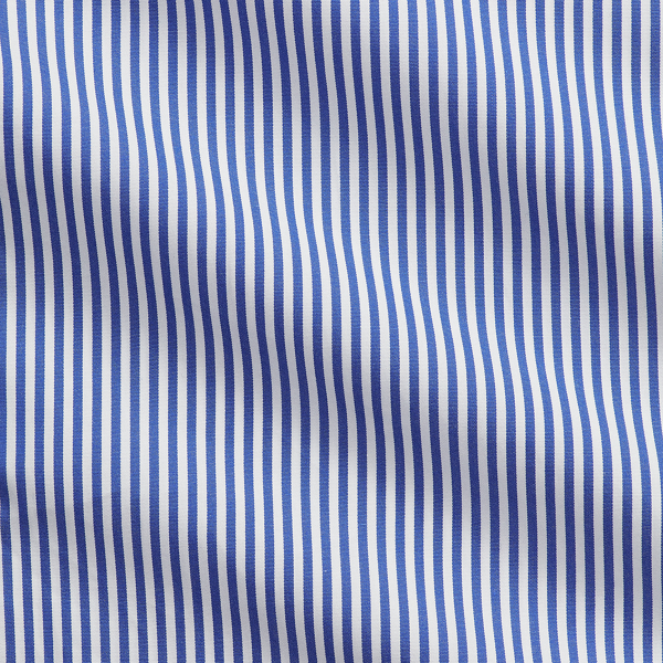Custom Fit Striped Poplin Shirt